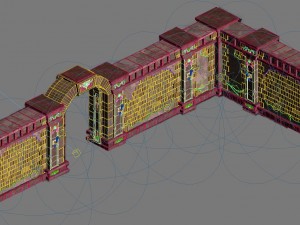 evil creatures - wall 02 3D Model