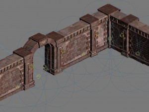 evil creatures - wall 02 3D Model