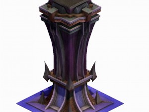 evil creatures - pillars 02 3D Model