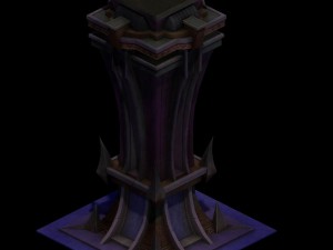 evil creatures - pillars 02 Modèle 3D