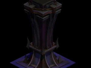 evil creatures - pillars 02 3D Model