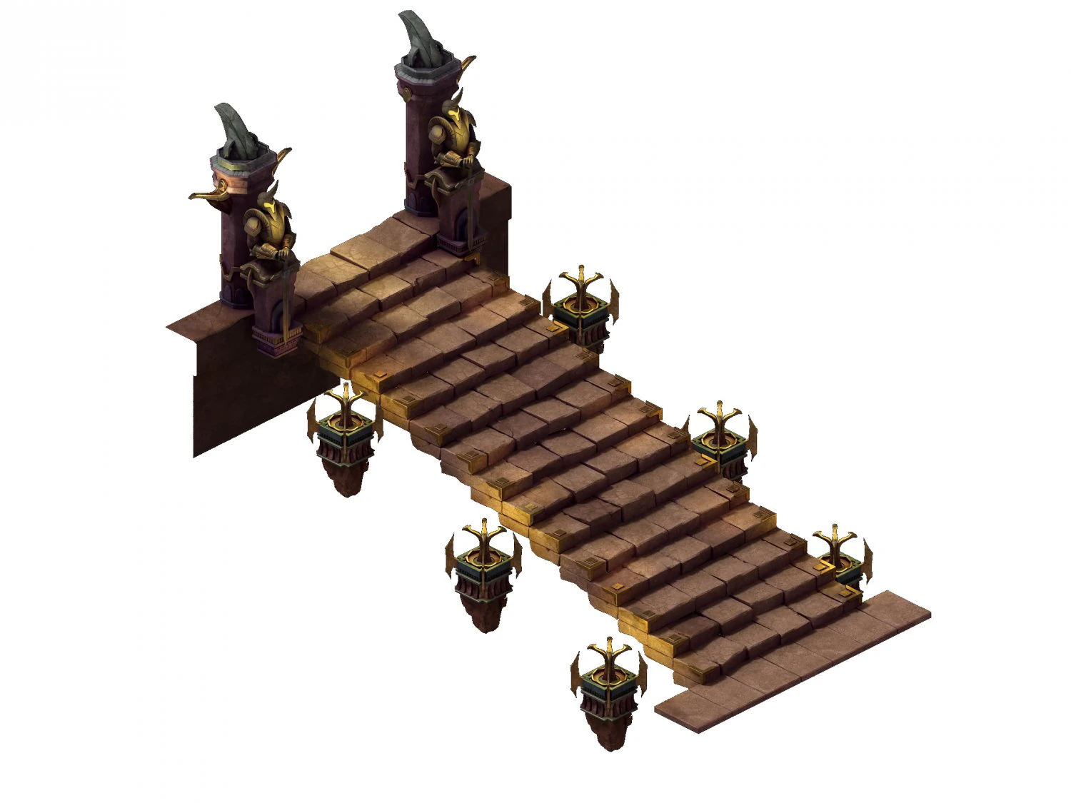 evil creatures - steps 02 3D Model .c4d .max .obj .3ds .fbx .stl .blend 