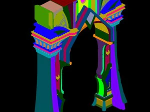 evil creature - shimen 02 3D Model