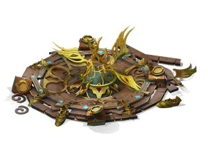 evil creatures - broken altar 01 3D Model