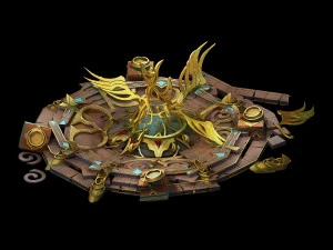 evil creatures - broken altar 01 3D Model