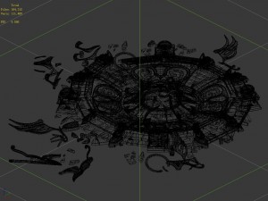 evil creatures - broken altar 02 3D 모델