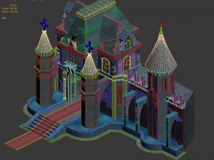 evil creatures - city gate 07 3D Model