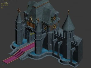 evil creatures - city gate 07 3D Model