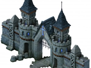 evil creatures - gates 08 3D Model