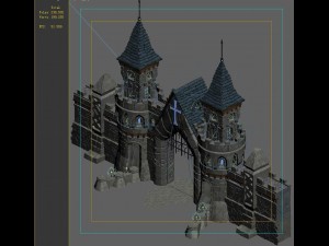 evil creatures - gates 08 3D 모델