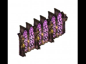 evil creatures - windows 01 3D-Modell