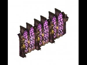 böse Kreaturen - Windows 01 3D Modell