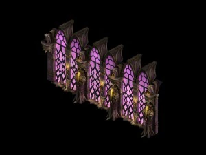 evil creatures - windows 01 3D Model