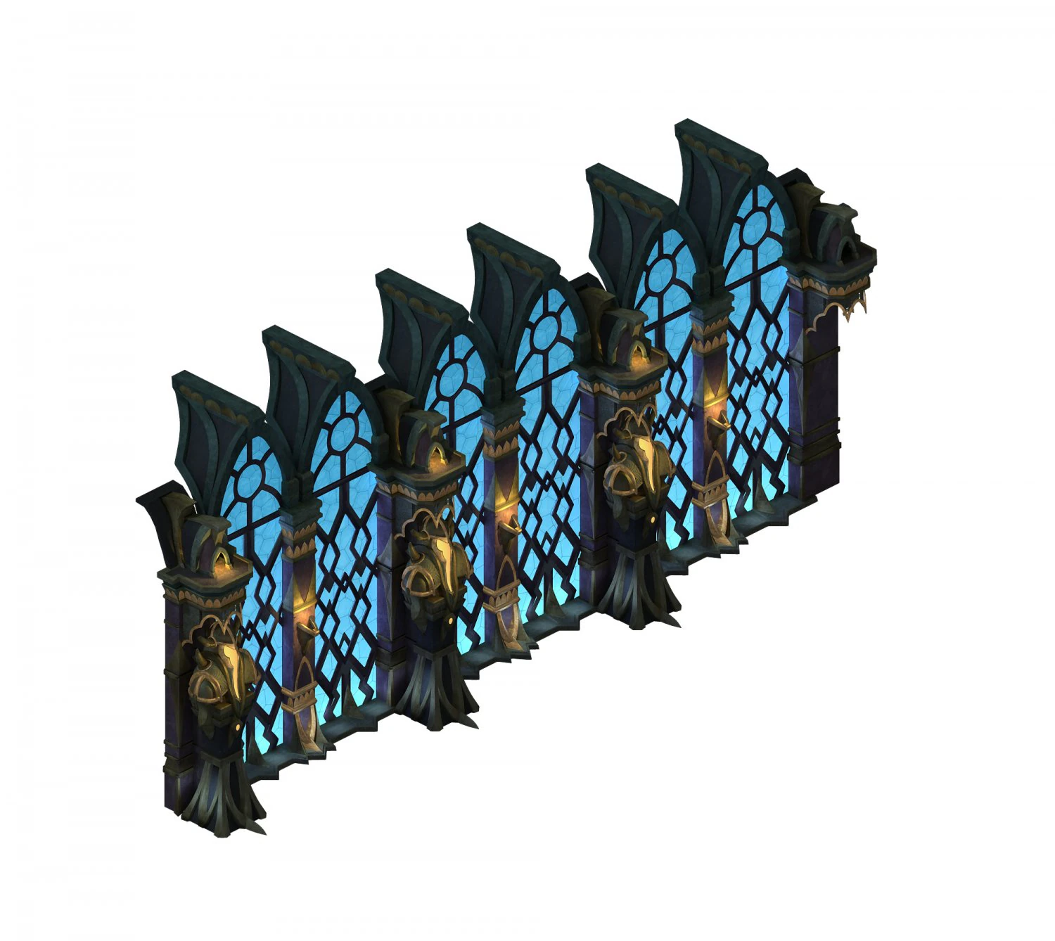 evil creatures - windows 02 3D Model .c4d .max .obj .3ds .fbx .stl .blend 