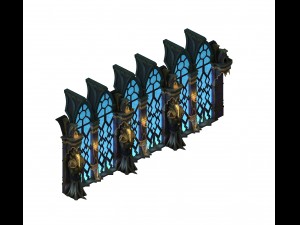 evil creatures - windows 02 Modello 3D