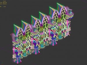 evil creatures - windows 02 Model 3D