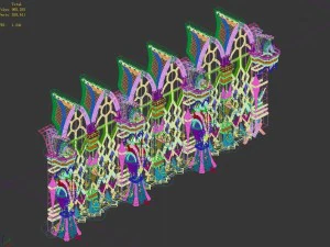 evil creatures - windows 02 3D Model