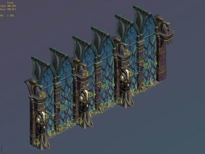evil creatures - windows 02 Model 3D