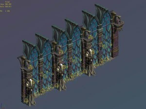evil creatures - windows 02 3D Model
