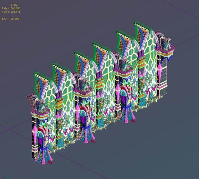 evil creatures - windows 03 3D Модель .c4d .max .obj .3ds .fbx .stl .blend 
