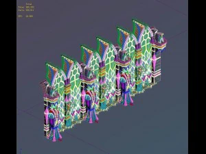 사악한 생물 - 창 03 3D 모델