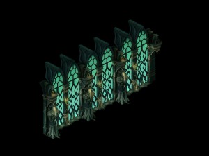 evil creatures - windows 03 3D Модель