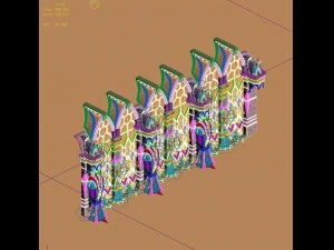 evil creatures - windows 04 3D Model