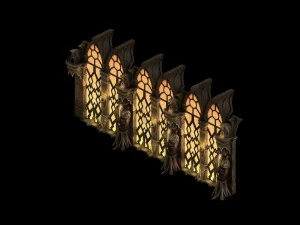 evil creatures - windows 04 3D Model
