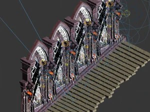 evil creatures - windows 05 3D Model