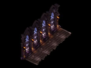 evil creatures - windows 05 3D Model