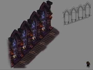 evil creatures - windows 05 3D Model