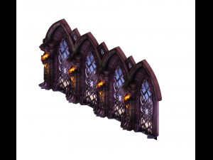 evil creatures - windows 06 3D Model