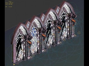 evil creatures - windows 06 Model 3D