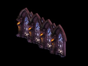 evil creatures - windows 06 Model 3D