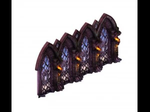evil creatures - windows 06 3D Model