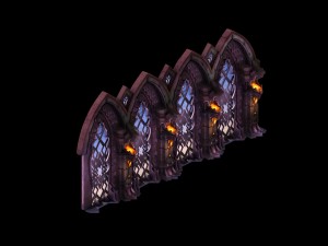 evil creatures - windows 06 Model 3D