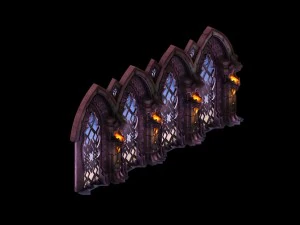 evil creatures - windows 06 3D Model