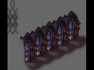 evil creatures - windows 06 3D Model