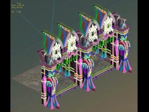 evil creatures - windows 07 3D Model