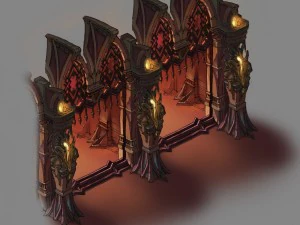 evil creatures - windows 07 3D Model