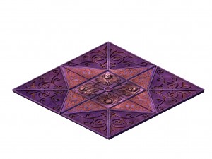 evil creature - advanced floor tile 03 3D Model
