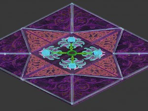 evil creature - advanced floor tile 03 3D Model