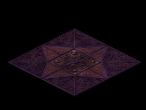evil creature - advanced floor tile 03 3D Model