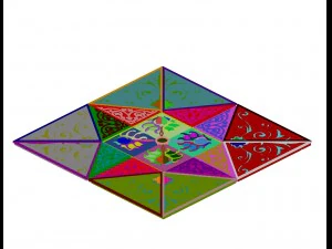evil creature - advanced floor tile 03 3D Model