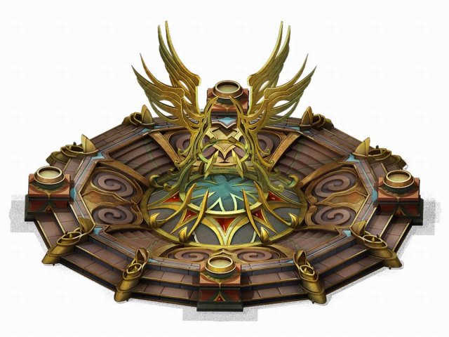evil creatures - altar center 01 3D 모델 .c4d .max .obj .3ds .fbx .stl .blend 