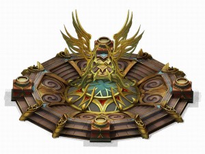evil creatures - altar center 01 3D 모델