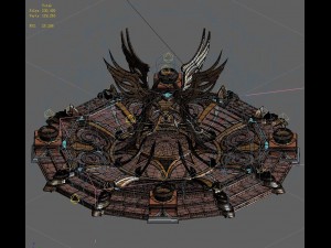 evil creatures - altar center 01 3D 모델