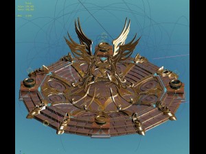 evil creatures - altar center 01 3D 모델