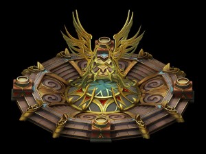 evil creatures - altar center 01 3D 모델