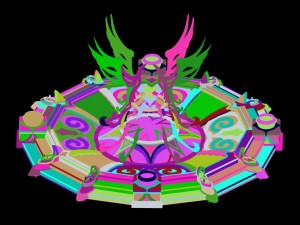 evil creatures - altar center 01 3D 모델